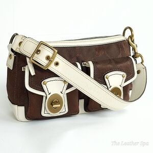Vintage Coach Legacy Turn Lock Shoulder Bag